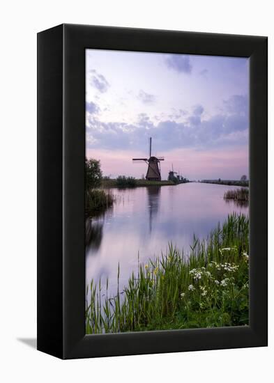 Kinderdijk,Molenwaard - Holland-ClickAlps-Framed Premier Image Canvas