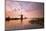 Kinderdijk, Netherlands the Windmills of Kinderdijk Resumed at Sunrise.-ClickAlps-Mounted Photographic Print