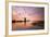 Kinderdijk, Netherlands the Windmills of Kinderdijk Resumed at Sunrise.-ClickAlps-Framed Photographic Print