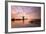 Kinderdijk, Netherlands the Windmills of Kinderdijk Resumed at Sunrise.-ClickAlps-Framed Photographic Print