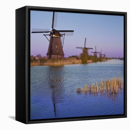 Kinderdijk Windmills, Holland-Anna Miller-Framed Premier Image Canvas