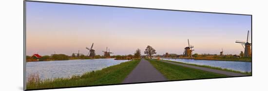 Kinderdijk Windmills, Holland-Anna Miller-Mounted Photographic Print