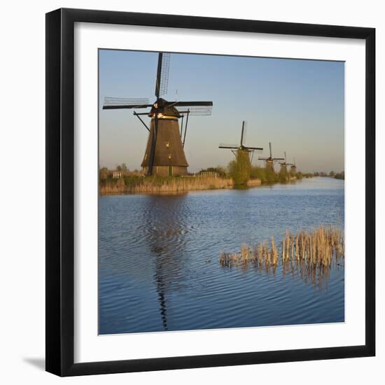 Kinderdijk Windmills, Holland-Anna Miller-Framed Photographic Print