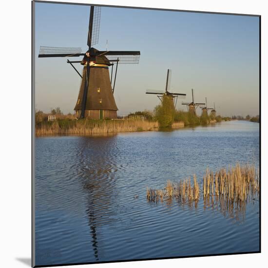 Kinderdijk Windmills, Holland-Anna Miller-Mounted Photographic Print