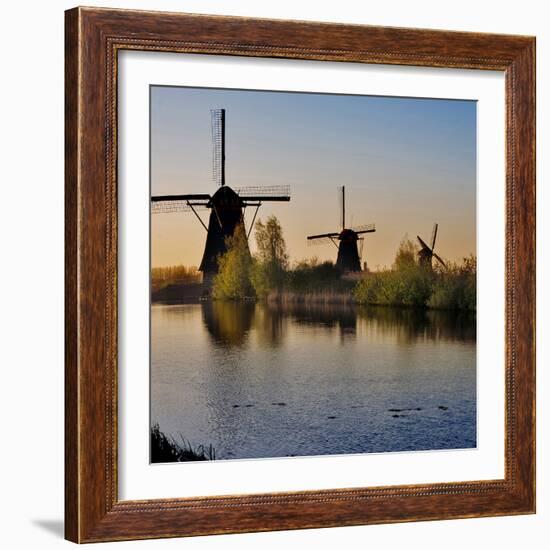 Kinderdijk Windmills, Holland-Anna Miller-Framed Photographic Print