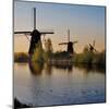 Kinderdijk Windmills, Holland-Anna Miller-Mounted Photographic Print