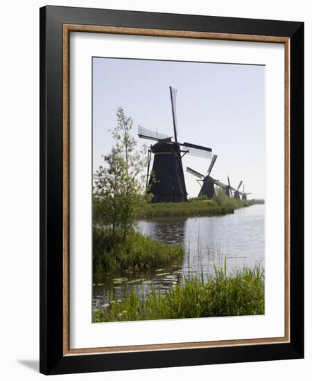 Kinderdijk Windmills, UNESCO World Heritage Site, Holland, Europe-Olivieri Oliviero-Framed Photographic Print