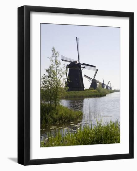 Kinderdijk Windmills, UNESCO World Heritage Site, Holland, Europe-Olivieri Oliviero-Framed Photographic Print