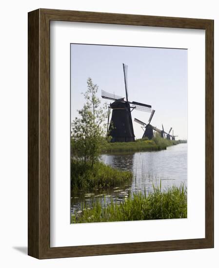 Kinderdijk Windmills, UNESCO World Heritage Site, Holland, Europe-Olivieri Oliviero-Framed Photographic Print