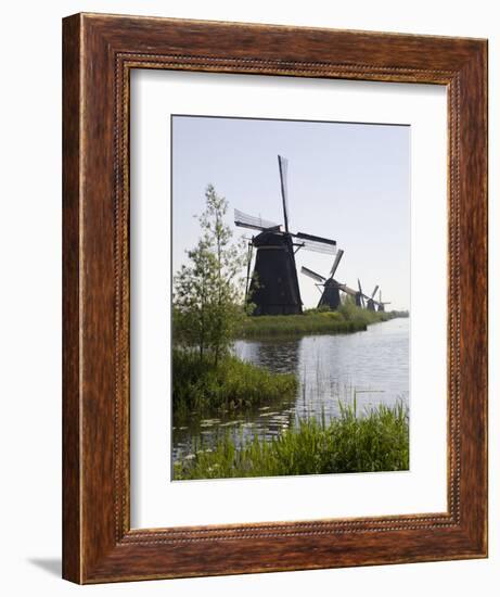 Kinderdijk Windmills, UNESCO World Heritage Site, Holland, Europe-Olivieri Oliviero-Framed Photographic Print