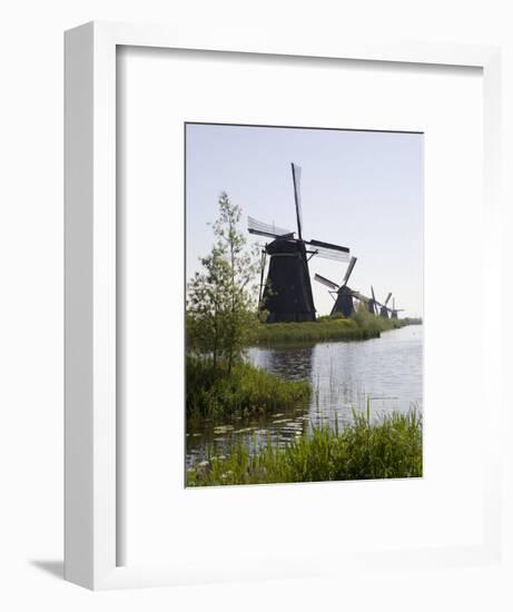 Kinderdijk Windmills, UNESCO World Heritage Site, Holland, Europe-Olivieri Oliviero-Framed Photographic Print