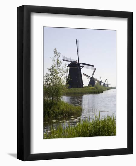 Kinderdijk Windmills, UNESCO World Heritage Site, Holland, Europe-Olivieri Oliviero-Framed Photographic Print