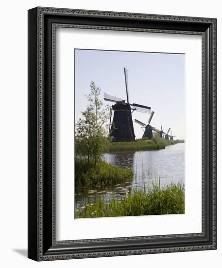 Kinderdijk Windmills, UNESCO World Heritage Site, Holland, Europe-Olivieri Oliviero-Framed Photographic Print