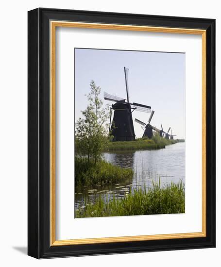 Kinderdijk Windmills, UNESCO World Heritage Site, Holland, Europe-Olivieri Oliviero-Framed Photographic Print