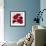 Kindle Poppies I-Lanie Loreth-Framed Art Print displayed on a wall
