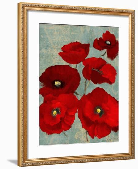 Kindle's Poppies II-Lanie Loreth-Framed Premium Giclee Print