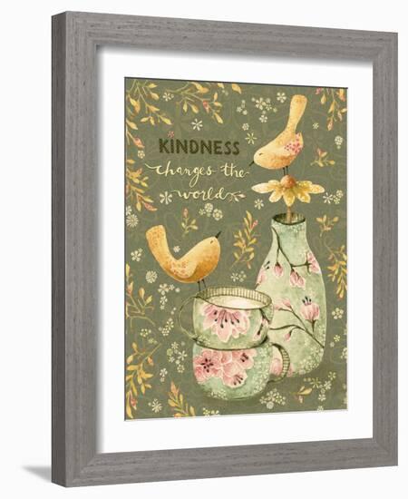 Kindness Changes The World-Yachal Design-Framed Giclee Print