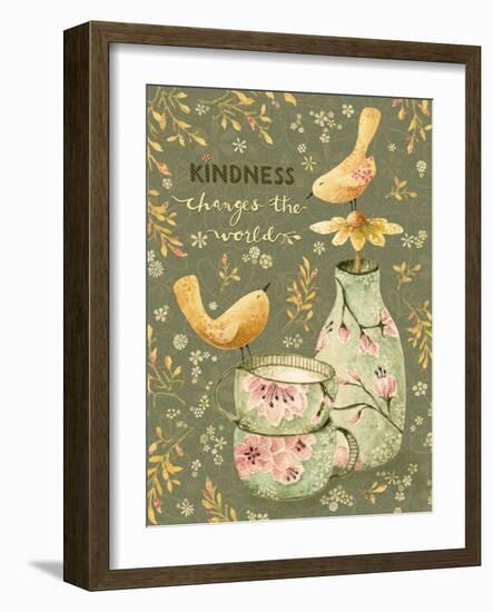 Kindness Changes The World-Yachal Design-Framed Giclee Print