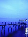 Pier, Mississippi Gulf, Bay St. Louis, MS-Kindra Clineff-Mounted Photographic Print