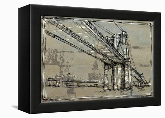 Kinetic City Sketch I-Ethan Harper-Framed Stretched Canvas