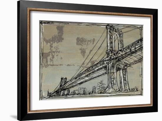 Kinetic City Sketch II-Ethan Harper-Framed Art Print