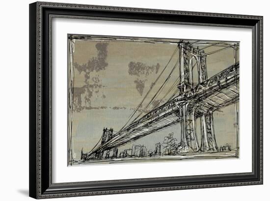 Kinetic City Sketch II-Ethan Harper-Framed Art Print