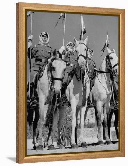 King Abdullah Ibn Hussein's Royal Household Guards-John Phillips-Framed Premier Image Canvas