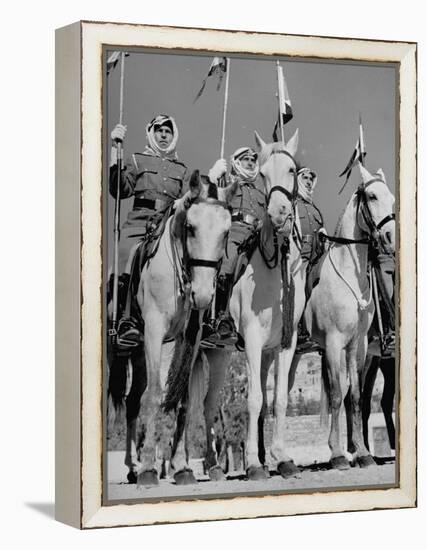 King Abdullah Ibn Hussein's Royal Household Guards-John Phillips-Framed Premier Image Canvas