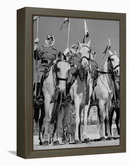 King Abdullah Ibn Hussein's Royal Household Guards-John Phillips-Framed Premier Image Canvas