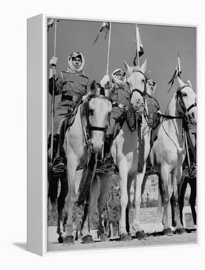 King Abdullah Ibn Hussein's Royal Household Guards-John Phillips-Framed Premier Image Canvas