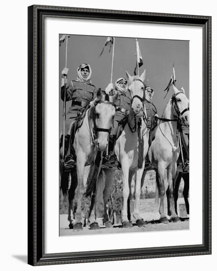 King Abdullah Ibn Hussein's Royal Household Guards-John Phillips-Framed Premium Photographic Print