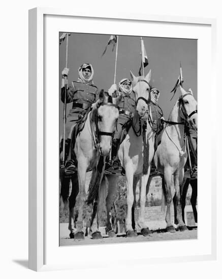 King Abdullah Ibn Hussein's Royal Household Guards-John Phillips-Framed Premium Photographic Print