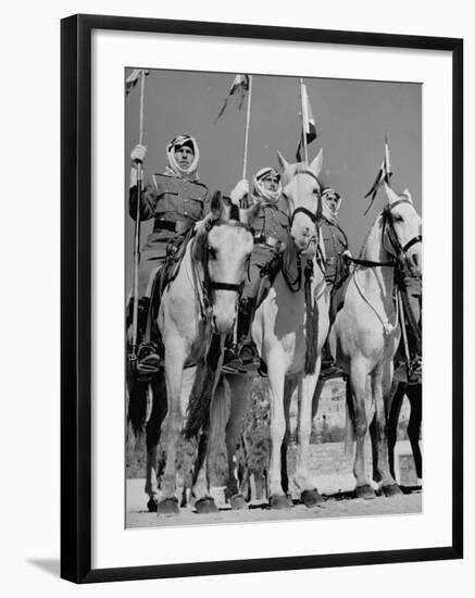 King Abdullah Ibn Hussein's Royal Household Guards-John Phillips-Framed Premium Photographic Print