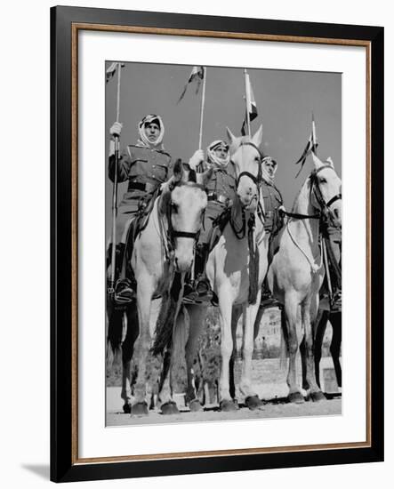 King Abdullah Ibn Hussein's Royal Household Guards-John Phillips-Framed Premium Photographic Print