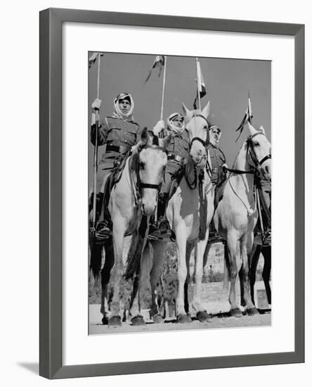 King Abdullah Ibn Hussein's Royal Household Guards-John Phillips-Framed Premium Photographic Print