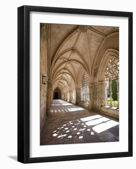 King Afonso V Cloister, Monastery of Santa Maria Da Vitoria, Batalha, Estremadura, Portugal-Michele Falzone-Framed Photographic Print