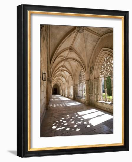 King Afonso V Cloister, Monastery of Santa Maria Da Vitoria, Batalha, Estremadura, Portugal-Michele Falzone-Framed Photographic Print