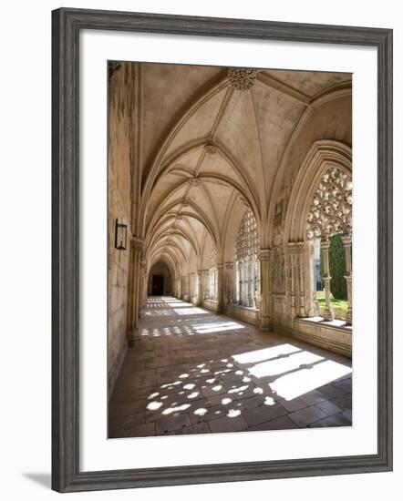 King Afonso V Cloister, Monastery of Santa Maria Da Vitoria, Batalha, Estremadura, Portugal-Michele Falzone-Framed Photographic Print