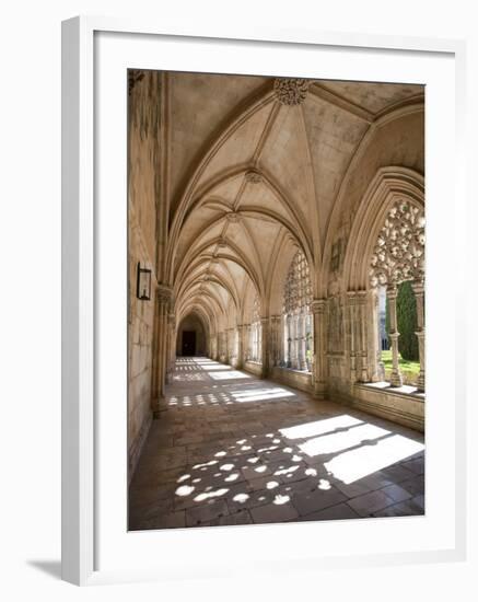 King Afonso V Cloister, Monastery of Santa Maria Da Vitoria, Batalha, Estremadura, Portugal-Michele Falzone-Framed Photographic Print