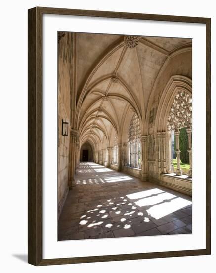 King Afonso V Cloister, Monastery of Santa Maria Da Vitoria, Batalha, Estremadura, Portugal-Michele Falzone-Framed Photographic Print