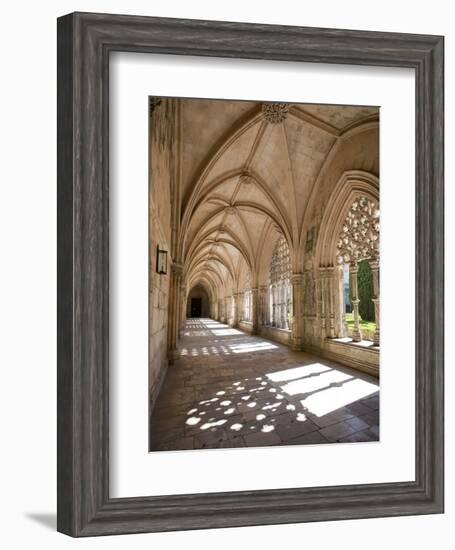 King Afonso V Cloister, Monastery of Santa Maria Da Vitoria, Batalha, Estremadura, Portugal-Michele Falzone-Framed Photographic Print