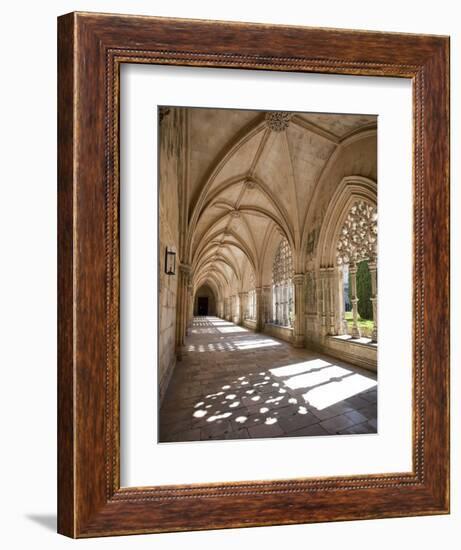 King Afonso V Cloister, Monastery of Santa Maria Da Vitoria, Batalha, Estremadura, Portugal-Michele Falzone-Framed Photographic Print