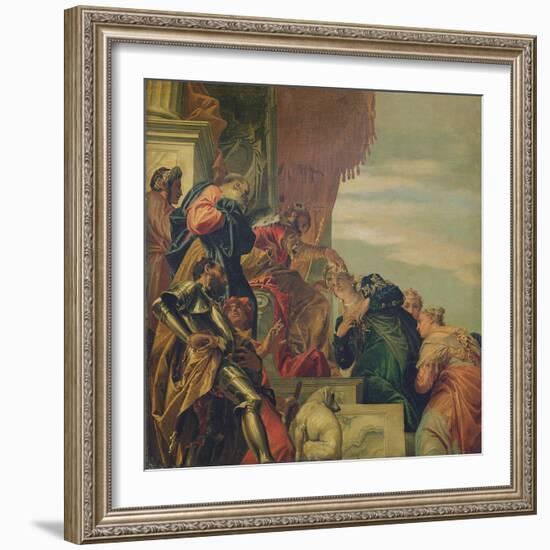 King Ahasuerus Crowns Esther, 1556-Veronese-Framed Giclee Print