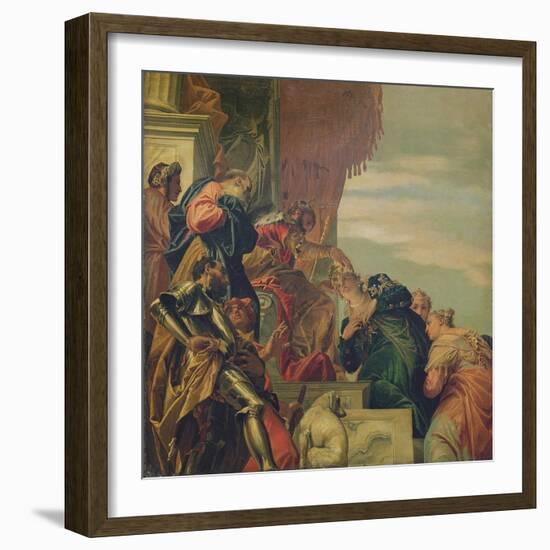 King Ahasuerus Crowns Esther, 1556-Veronese-Framed Giclee Print