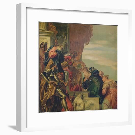 King Ahasuerus Crowns Esther, 1556-Veronese-Framed Giclee Print