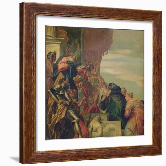 King Ahasuerus Crowns Esther, 1556-Veronese-Framed Giclee Print