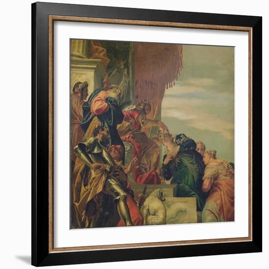 King Ahasuerus Crowns Esther, 1556-Veronese-Framed Giclee Print