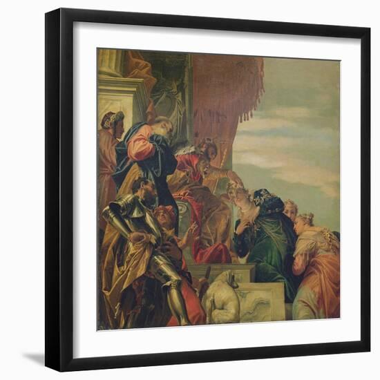 King Ahasuerus Crowns Esther, 1556-Veronese-Framed Giclee Print