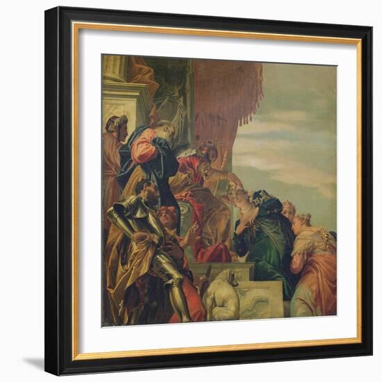 King Ahasuerus Crowns Esther, 1556-Veronese-Framed Giclee Print