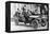 King Alfonso XIII in a Hispano-Suiza Car, Palace of La Granja, Segovia, Spain, C1907-null-Framed Premier Image Canvas